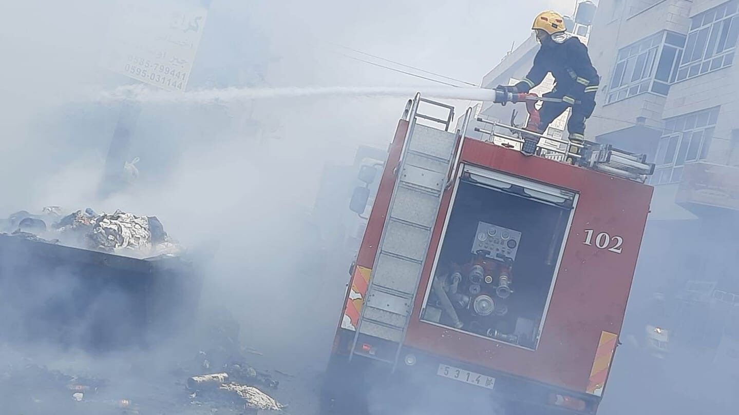 الدفاع المدني الفلسطيني يتعامل مع 66 حادث خلال ال24 ساعة