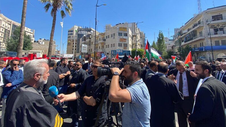 اعتصام نقابة المحامين