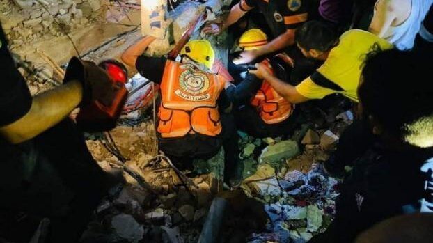 8 شهداء بمجزرة حي الشعوث في رفح