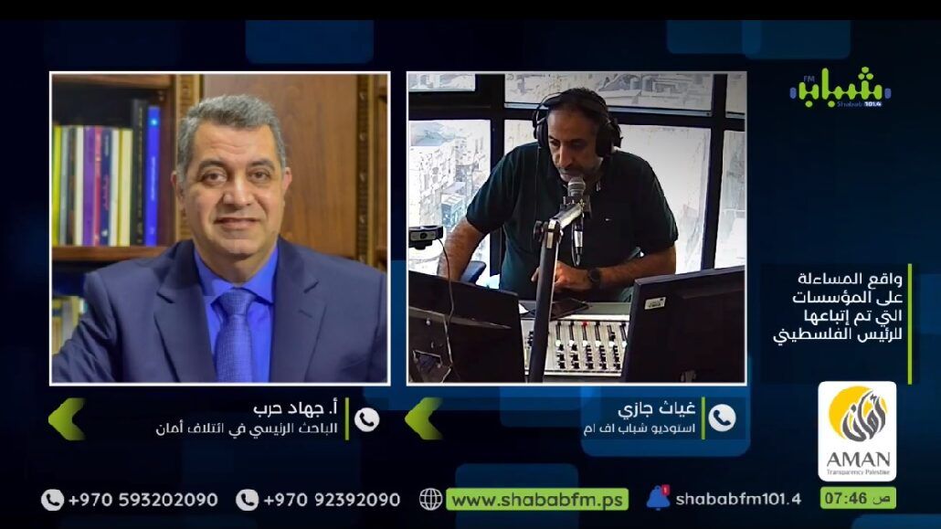 واقع المساءلة على المؤسسات التي تم اتباعها للرئيس الفلسطيني