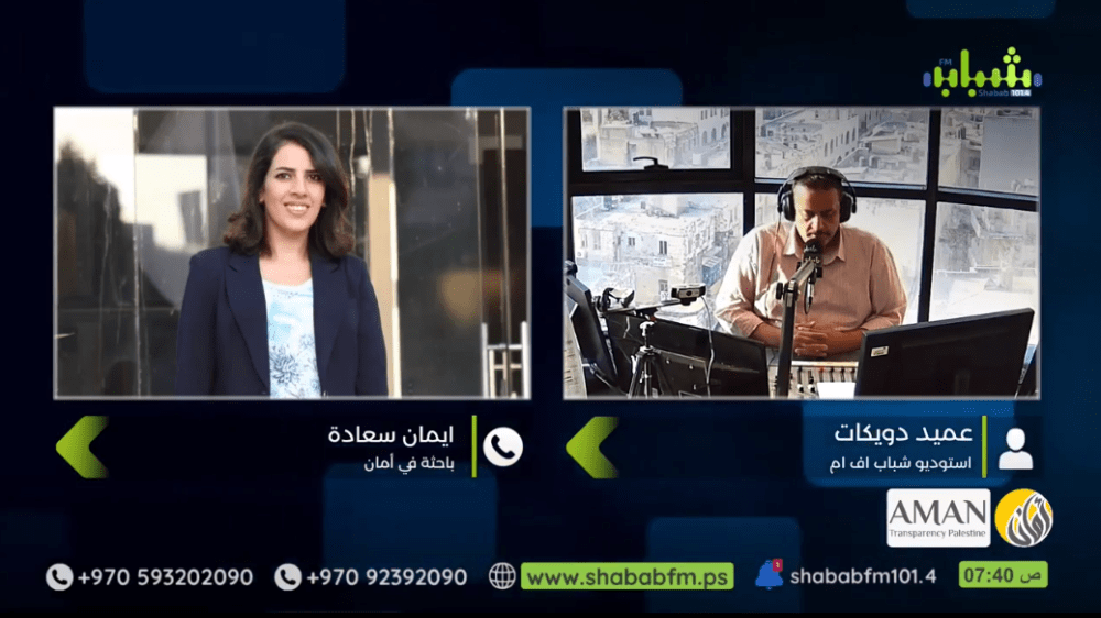 "أمان" يناقش واقع ممارسة القطاع الخاص للمسؤولية الاجتماعية في فلسطين في ضوء المعايير الدولية