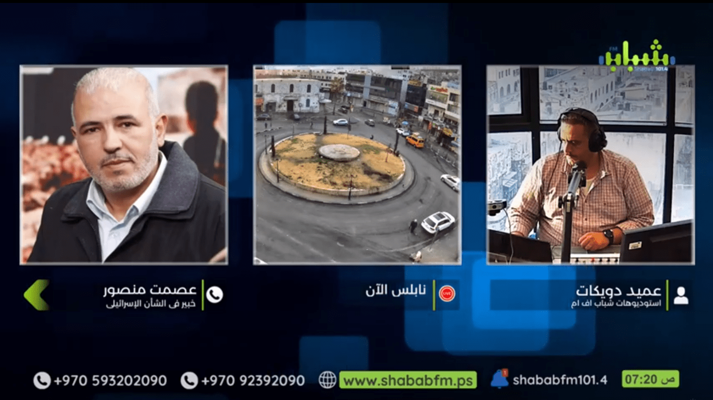 الوضع في الضفة الغربية أصبح خطيرا والتصعيد هو الخيار