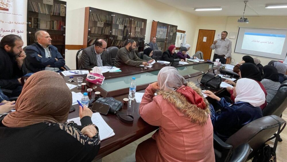 نابلس: افتتاح ورشة تدريب اعداد اوراق سياسات