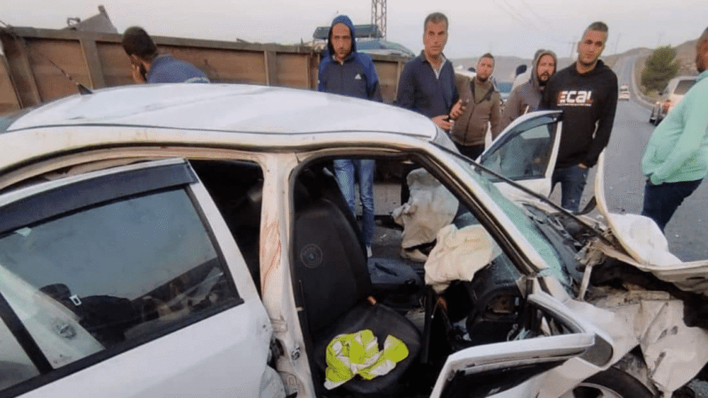 مصرع مواطن وإصابة 4 آخرين بحادث سير في نابلس