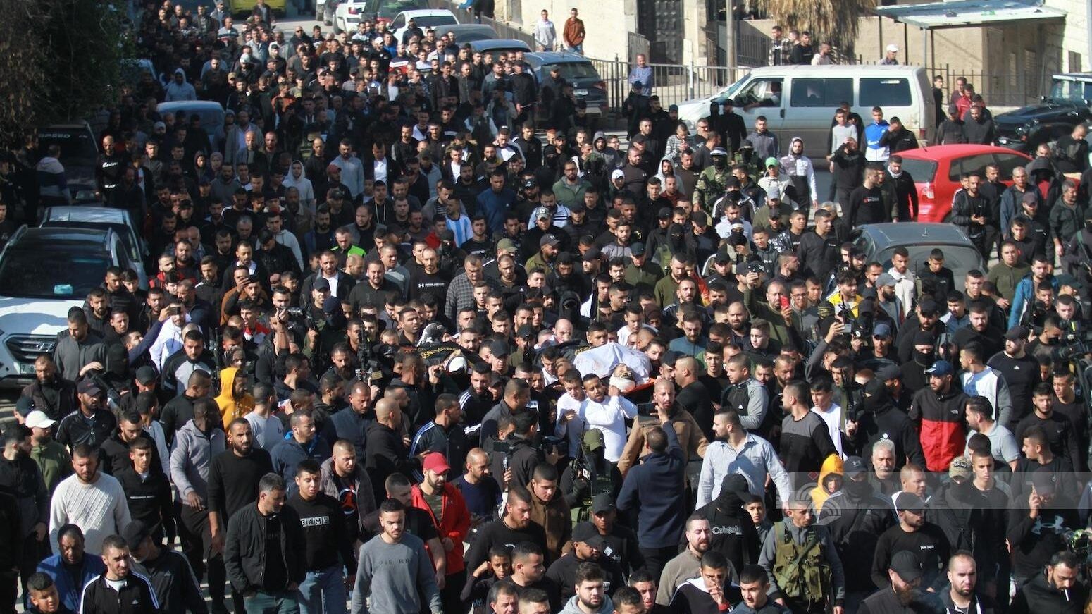 جماهير شعبنا تشييع الشهيدان الزبيدي والسعدي في جنين