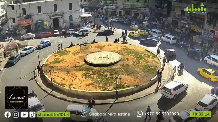 ميدان الشهداء وسط نابلس