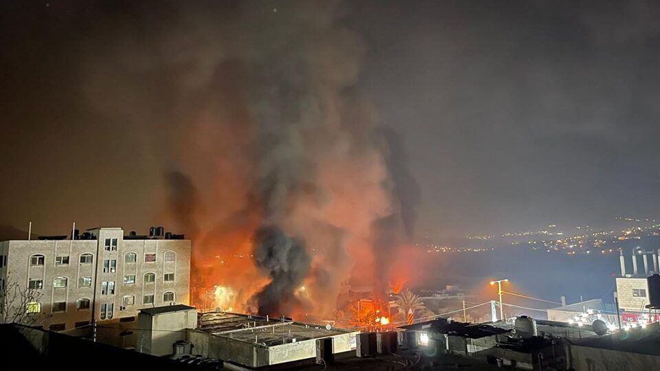 حوارة الليلة الماضية