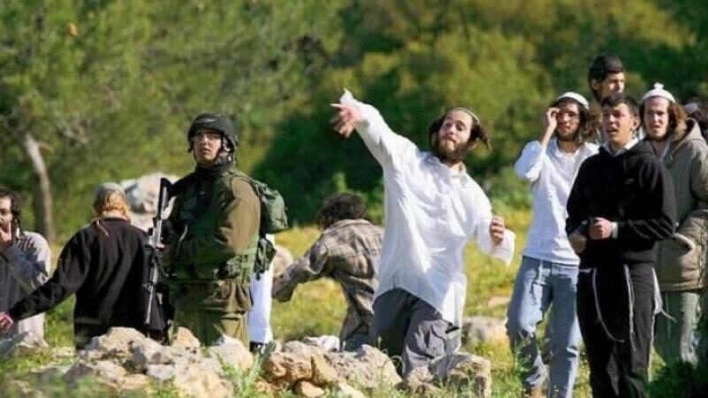 مستوطنون يرشقون مركبات المواطنين بالحجارة شمال شرق رام الله