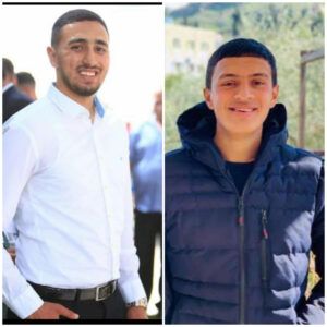 عبيدة يامين والأسير المحرر عمرو عماد ريحان