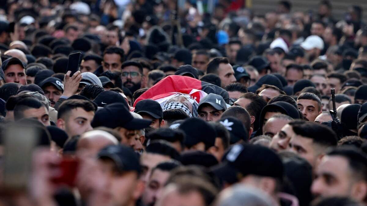 نابلس: تشييع جثمان المُسنّ شوكت عناب