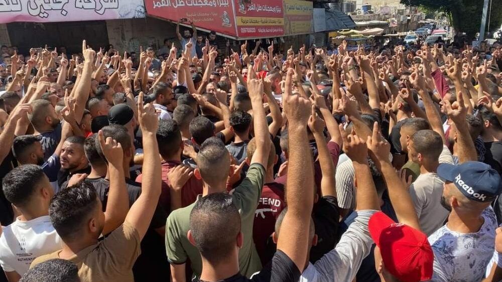 جماهير غفيرة في جنين تشيع جثامين أربعة شهداء