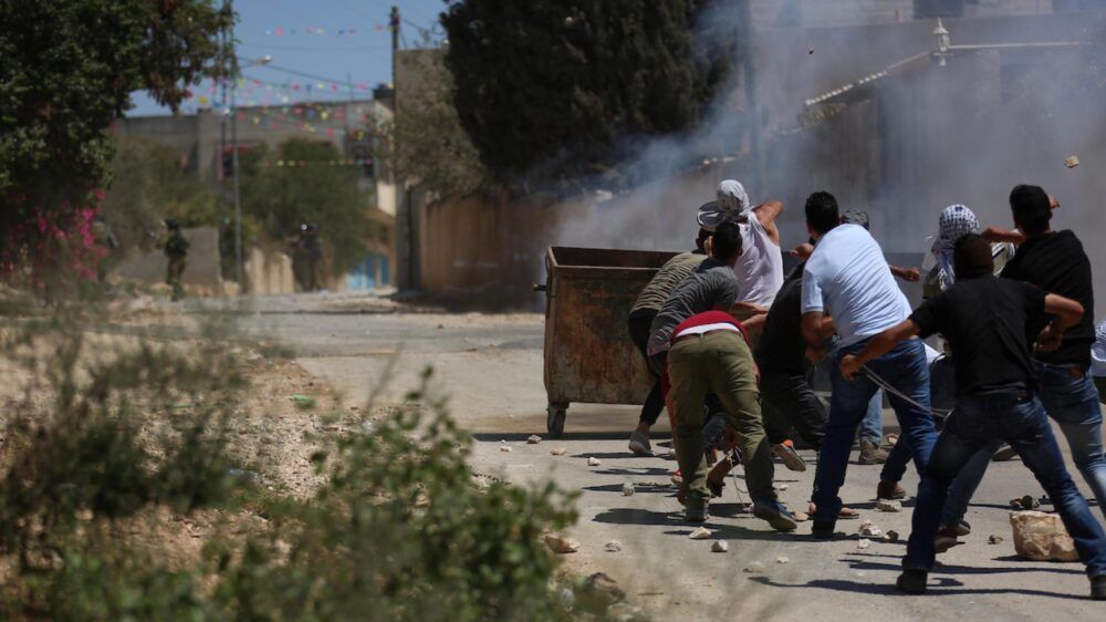 إصابات بالاختناق خلال مواجهات مع الاحتلال في سبسطية