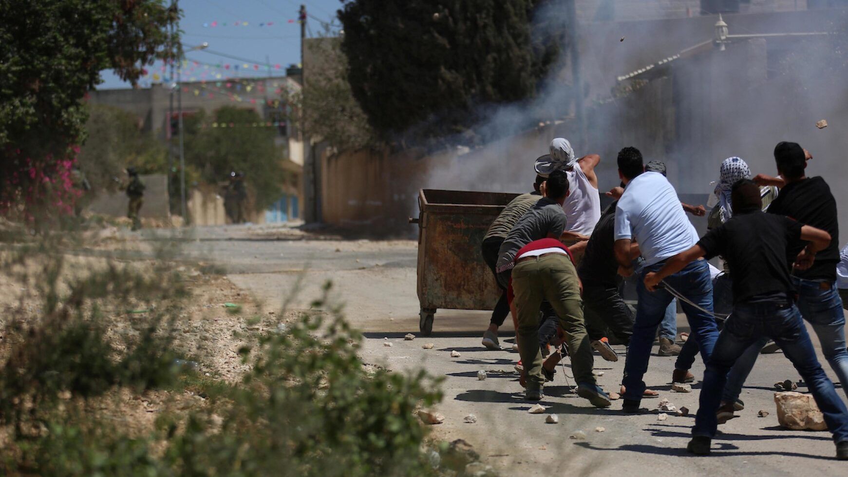 إصابات بالاختناق خلال مواجهات مع الاحتلال في سبسطية