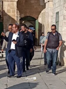  المتطرف غليك يقتحم الأقصى