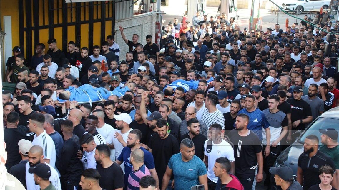 تشييع جثماني الشهيدين سامر الشافعي وحمزة خريوش في طولكرم