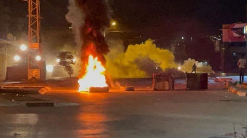 إصابات بالرصاص خلال مواجهات واشتباكات واسعة في نابلس