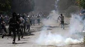 إصابات بالاختناق خلال مواجهات في بلدة كفر اللبد شرق طولكرم