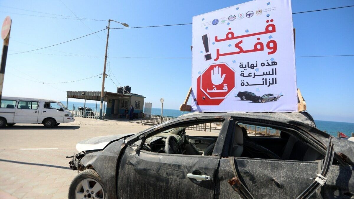 غزة: وفاتان و33 إصابة في حوادث مرورية الأسبوع الماضي