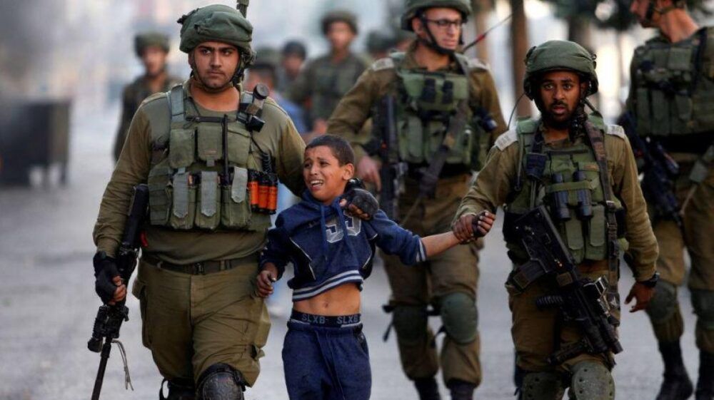 نابلس: وقفة منددة بقانون الاحتلال حول فرض السجن على الأطفال الفلسطينيين