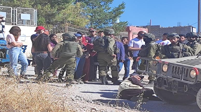 إصابات إثر اعتداء للمستوطنين على المواطنين في مسافر يطا