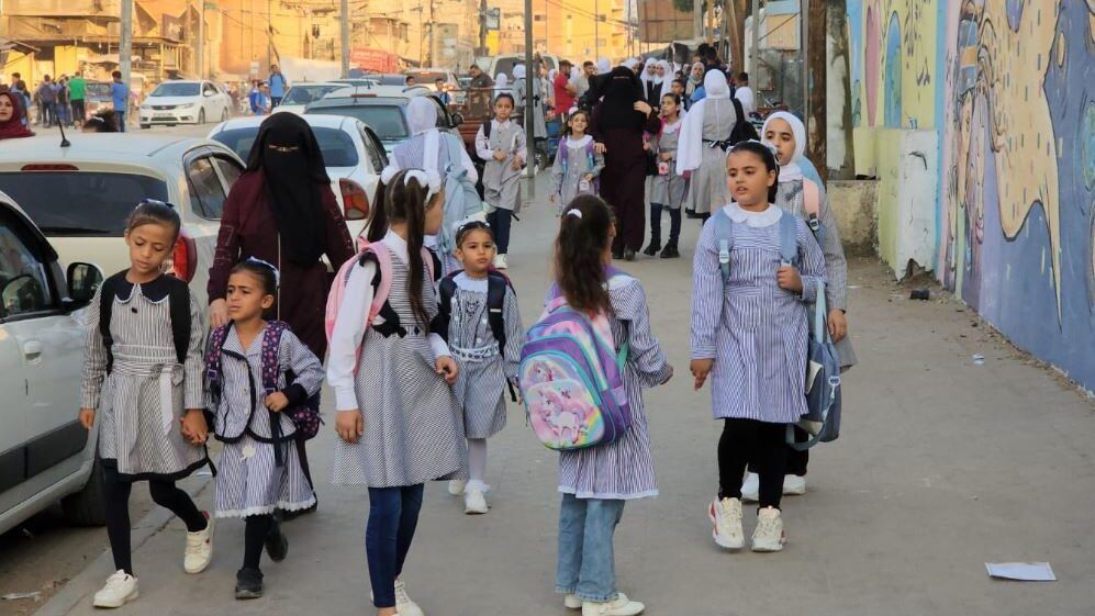 غزة: عودة الدوام الدراسي للطلاب