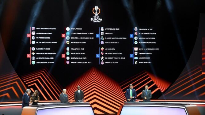 قرعة دور المجموعات لمسابقة الدوري الأوروبي (يوروبا ليغ)