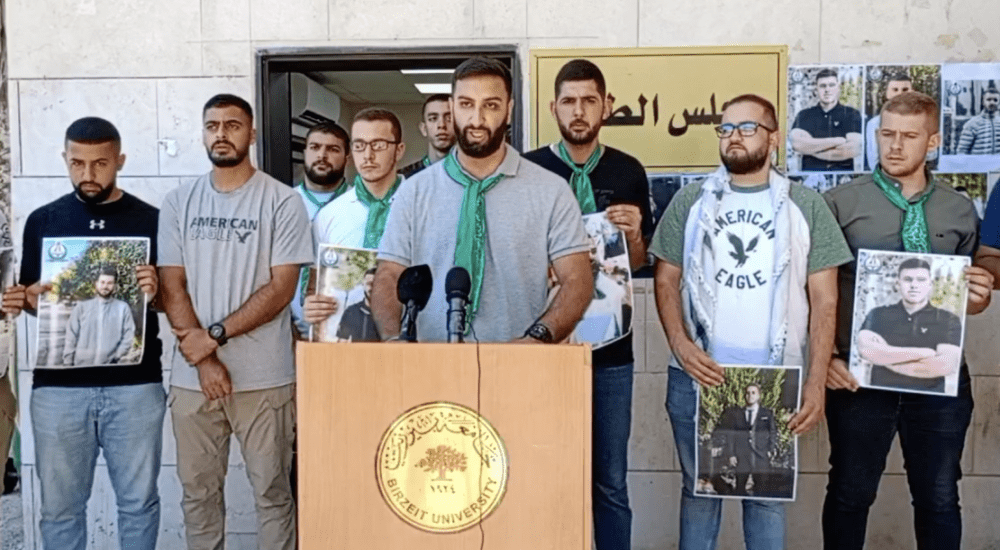 الكتلة الإسلامية في جامعة بيرزيت: لن ترهبنا اعتقالاتكم ولن تثنينا تهديداتهم