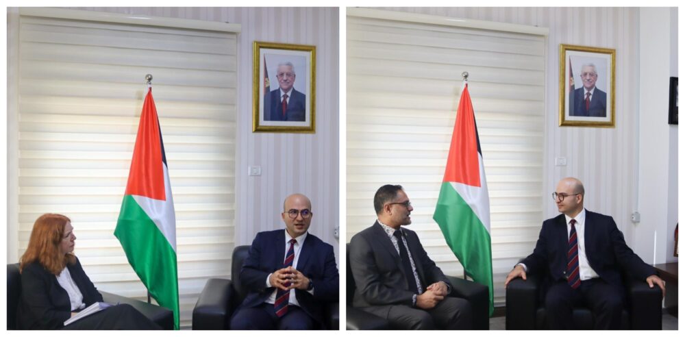 الهدمي خلال لقاء مسؤولين دوليين: الاحتلال يستبيح القدس بالاستيطان و"الأقصى" بالاقتحامات