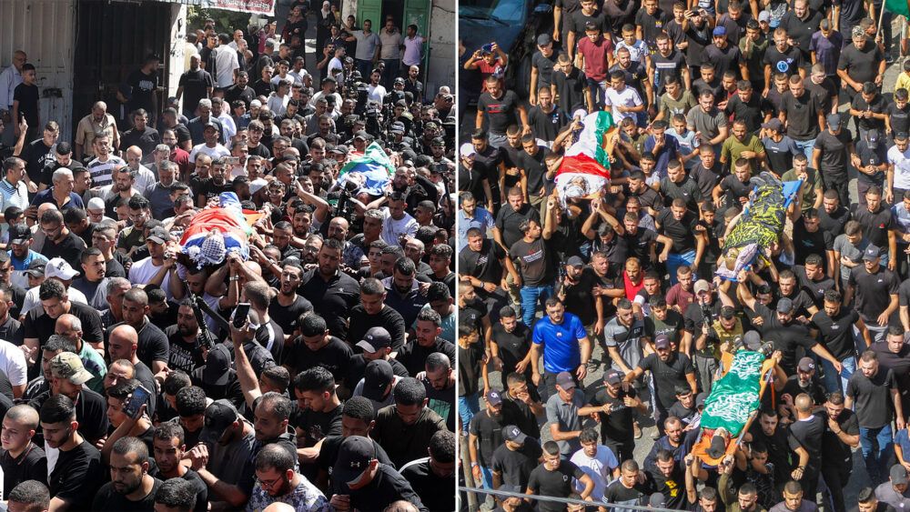 مخيما نور شمس وجنين و درب آلام واحد