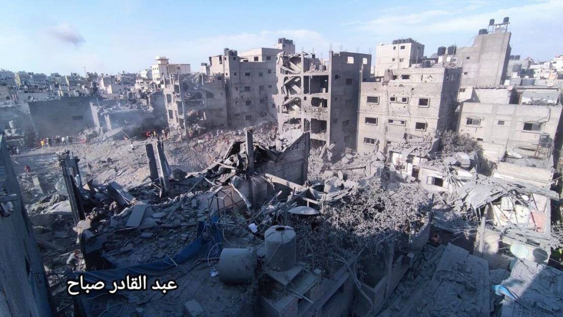 الاحتلال يرتكب مذبحة في مخيم جباليا