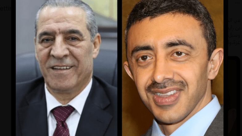 الشيخ يبحث مع وزير خارجية الإمارات سبل وقف العدوان على قطاع غزة