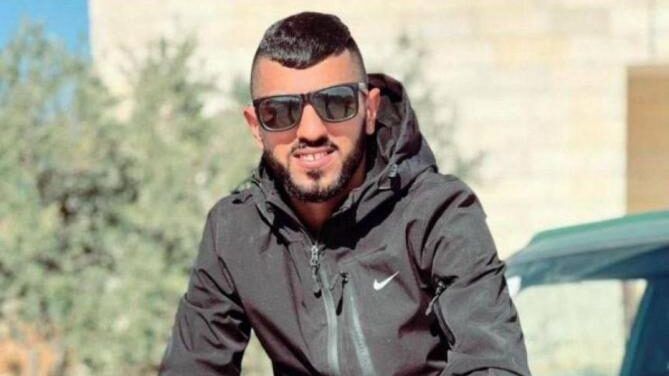 تشييع جثمان الشهيد الفروخ في سعير شمال شرق الخليل