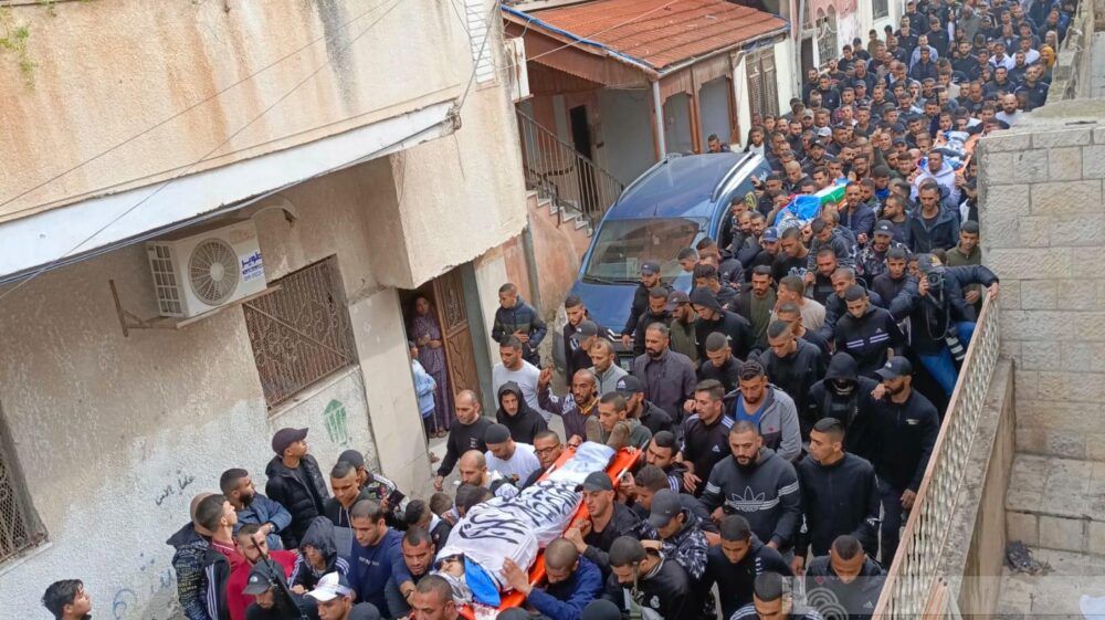 تشييع جثامين الشبان الستة الذين ارتقوا فجراً في طولكرم