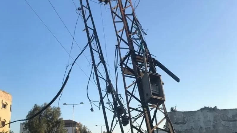 ملحم: 70% من شبكات نقل وتوزيع الكهرباء تدمرت بسبب العدوان على غزة