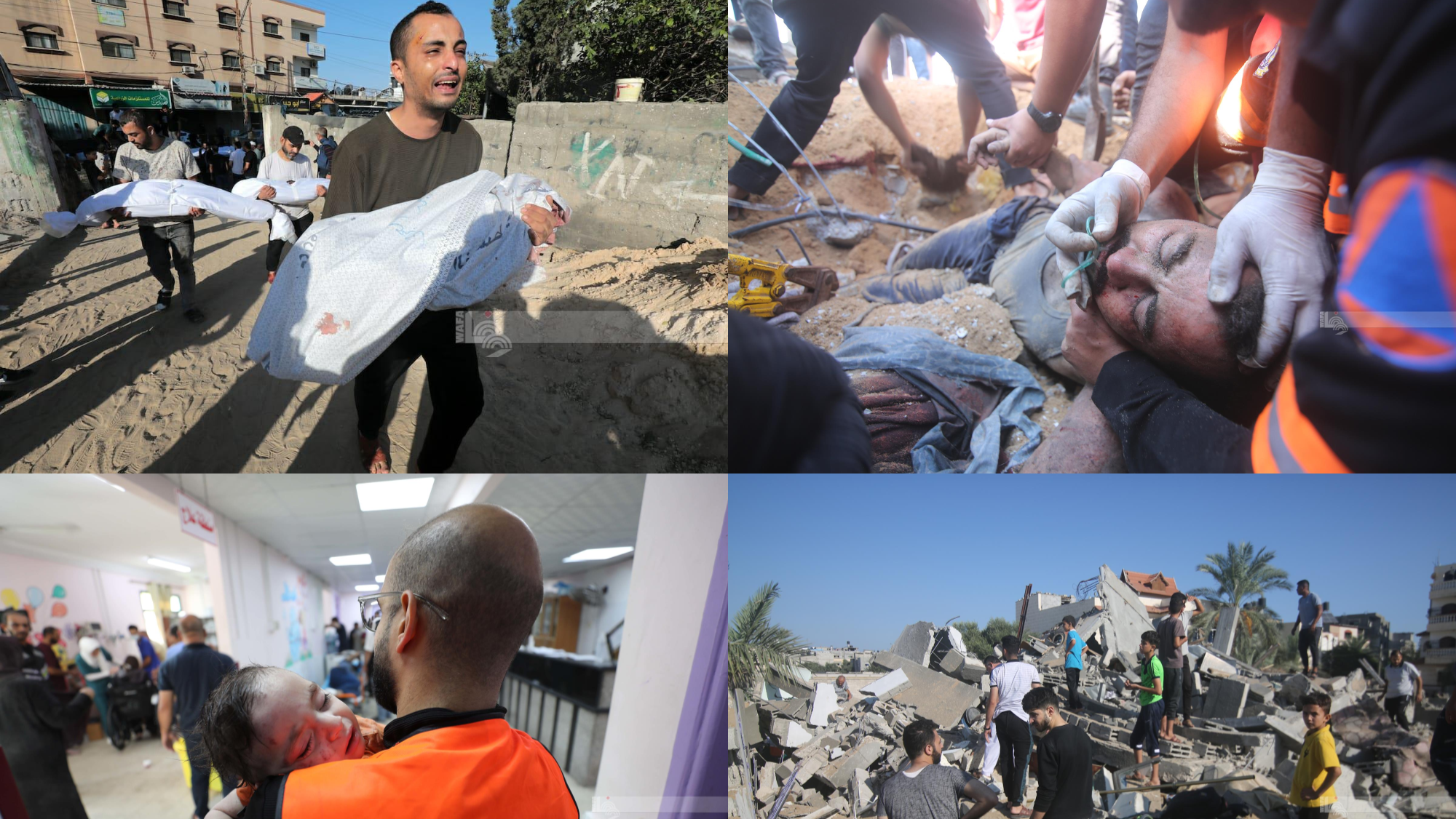 أكثر من 55 شهيدا في سلسلة غارات للاحتلال على قطاع غزة