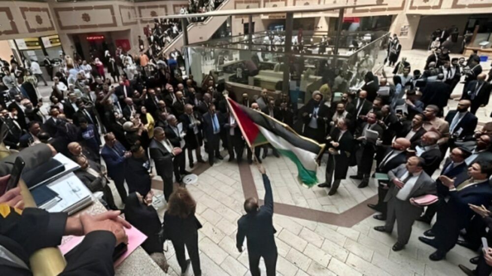 نقابة المحامين الأردنيين تتوقف عن الترافع أمام المحاكم تضامنا مع فلسطين