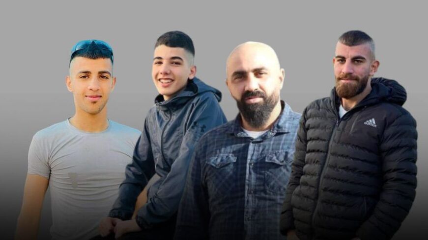 استشهاد أربع شبان في قصف طائرة مسيرة للاحتلال في مدينة جنين