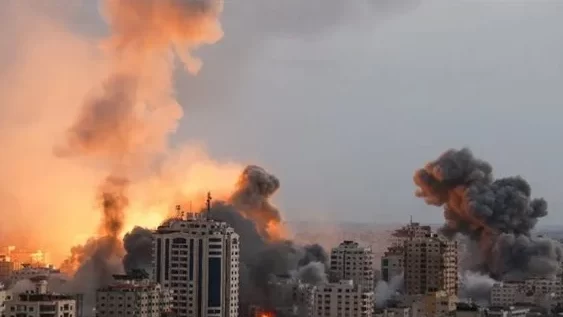 ارتقاء أكثر من 100 مواطن في قصف للاحتلال على غزة
