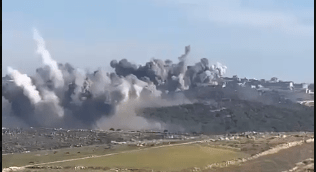 "اسرائيل" تستهدف مواقع جنوب لبنان