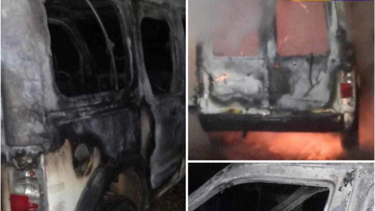 مستوطنون يهاجمون قرية بورين ويحرقون مركبة مواطن