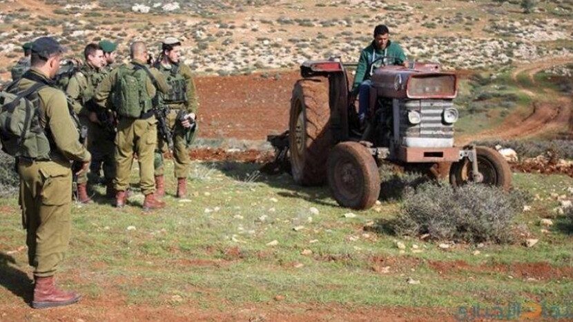 مستوطنون يستولون على أرض زراعية في بلدة جبع جنوب جنين