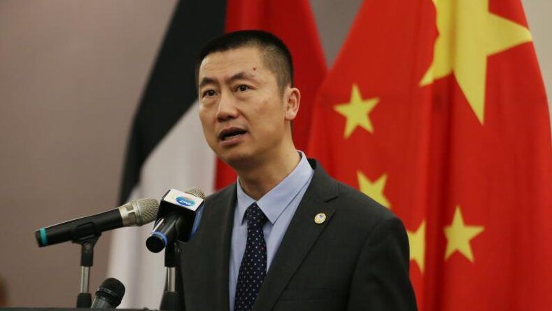 السفير الصيني في فلسطين: عملنا لوقف إطلاق النار وندعم جهود السلام في المنطقة