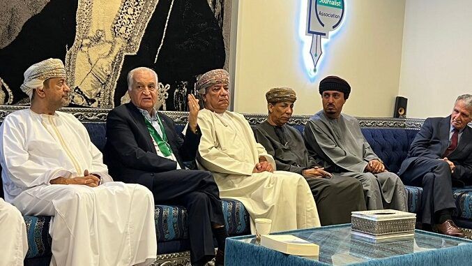 جمعية الصحفيين العمانية تنظم أمسية تضامن ومساندة للصحفيين الفلسطينيين