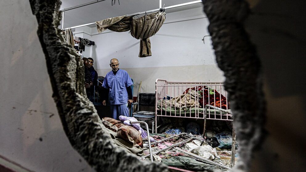 أربعة مرضى في مجمع ناصر الطبي في خان يونس