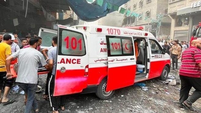 ارتقاء 25 مواطناً في دير البلح ورفح وسط وجنوب غزة