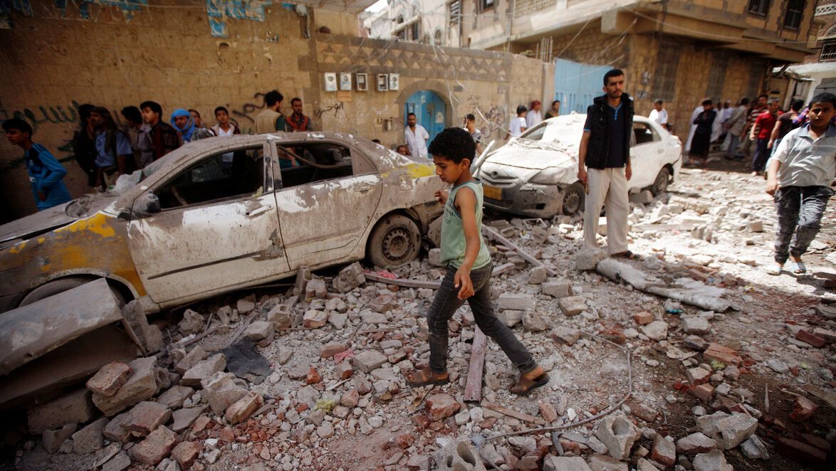 غارات أميركية بريطانية على صعدة اليمنية