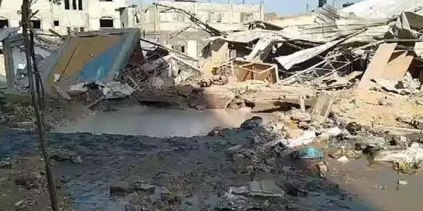شمال غزة.. طفح الصرف الصحي يكمل مآسي الحرب والمجاعة