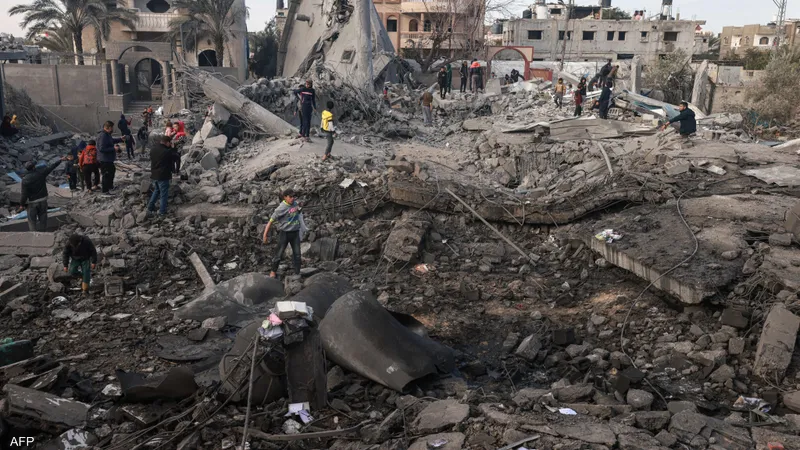 لليوم 192 للعدوان على قطاع غزة.. غارات واستهداف للنازحين والمدنيين