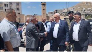 وزير الداخلية زياد هب الريح يتفقد محافظتي نابلس وجنين