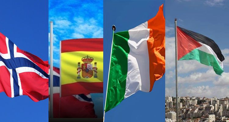 رسمياً.. النرويج وإسبانيا تعلنانالاعتراف بدولة فلسطين